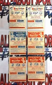 1957 Topps Bazooka Baseball Contest Cards (Set of 6)