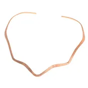 18kt Brushed Rose Gold Collar
