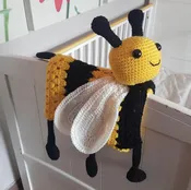 3-in-1 Happy Bee Baby Blanket Amigurumi Crochet Pattern - Digital Download