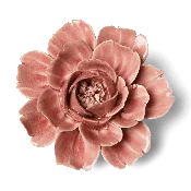 Ceramic Flower "Rose Pink 12"