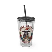 Baaad Tumbler with Straw, 16oz