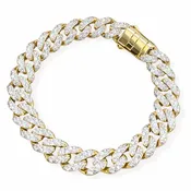 Anita Bracelet Full Pave Yellow Gold