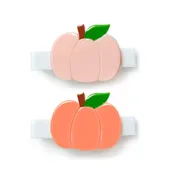 Acrylic Hair Clips - Pastel Pumpkins