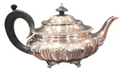 Georgian English Sterling Silver Tea Pot