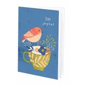 {with scripture} Mini Journal - Bird on Cup