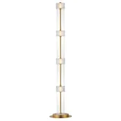 ET2 E11088-124NAB Elysian 4 Light LED Floor Lamp | Natural Aged Brass