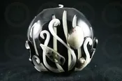 Black Shell Ball Candle
