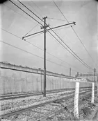 Chicago Rapid Transit Catenary Pole and Bracket – 1920s