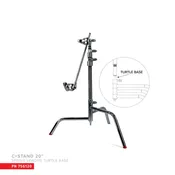 20" C+Stand w/Spring Loaded Turtle Base, Includes Grip Head & Arm - 756120