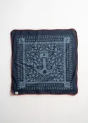Anchor Leaf Bandana Blue