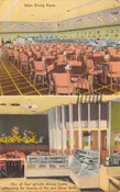 Amarillo Texas The New Silver Grill Dining Room Vintage Postcard AA86285