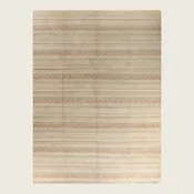 Beige Traditional Savannah Wool Rug - 9'3" x 12'3"