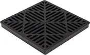 12″ Square Catch Basin Grate, Black