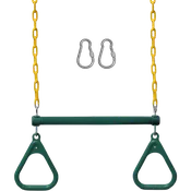 18" Trapeze Swing Bar and Rings