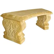 Curved Pompeii Garden Bench