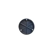 Bushman 4" Cover Plate PE Black
