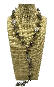 Labradorite Stainless Steel and German Silver necklace