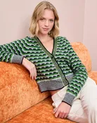 Alpaca Textured Knit Cardigan