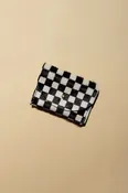 Cardholder - Checkered Hair On Hide