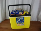 Vintage State Fair Corn Dogs NASCAR #30 Hard Plastic Cooler with Handle