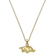 Arkansas Razorbacks 24K Gold Plated Delicate Necklace