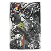 Disney Tim Burton's The Nightmare Before Christmas Plush Throw Blanket