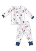 2-Piece L/S Pajama Set - Mixed Sports Bears