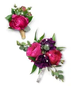 ALLURE CORSAGE AND BOUTONNIERE SET