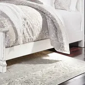 Abbey Park - Panel Bed Rails - Antique White