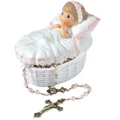 Baptized In His Name, Box With Rosary