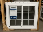 36x36 Horizontal Slider Windows — Hetchs LLC