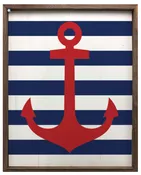 Anchor Red Wall Art