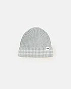 7 A.M. Chunky Tennis Beanie - Pearl Grey Ecru