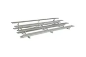 3 & 4 Row Tip N' Roll Low-Rise Standard Bleachers