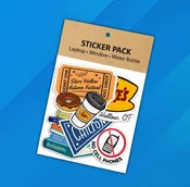 Gilmore Girls Inspired Autumn Laptop Sticker 4-Pack
