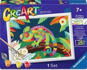 Colorful Chameleon Paint by Number