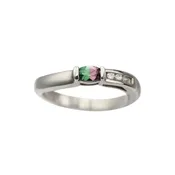 0.58ct Oval Alexandrite and Diamond Ring – NOTE, THIS ITEM IS NOT AVAILABLE AT THIS TIME.