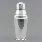 Adie Brothers Art Deco Sterling Silver Cocktail Shaker Birmingham 1930 | Barware — Daniels Antiques