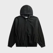 Acne Studios Hooded Logo Jacket - Black