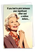 1 Funny Birthday Greeting Card-You Are Priceless-NobleWorks