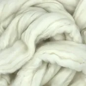 14.5 Micron Ultra Fine Merino Wool Top – White