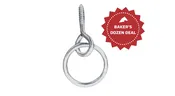 Zinc Plated Cross Tie Ring & Screw Eye Hardware