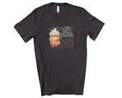 Basic Witch Season – Spooky Fall Coffee Art Unisex Heavy Blend Crewneck Sweatshirt