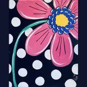 Art To Go paint kit "Flower Power" | The Painted Petal | Art Design Studio | Sanford NC