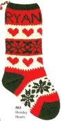 HOLIDAY STOCKING Holiday Hearts — Adventures in Knitting