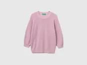 Balloon sleeve sweater