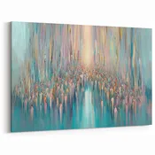 Between the Waters, The Crossing of the Red Sea – Abstract Biblical Painting