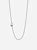4A Curb Chain Necklace ~ Sterling Silver