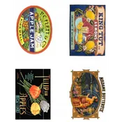 Ad Labels 3, Vintage Hue Acetate