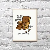Laziness Retirement Card